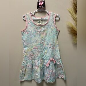 Charming Floral Kids Dress - Pastel Hues